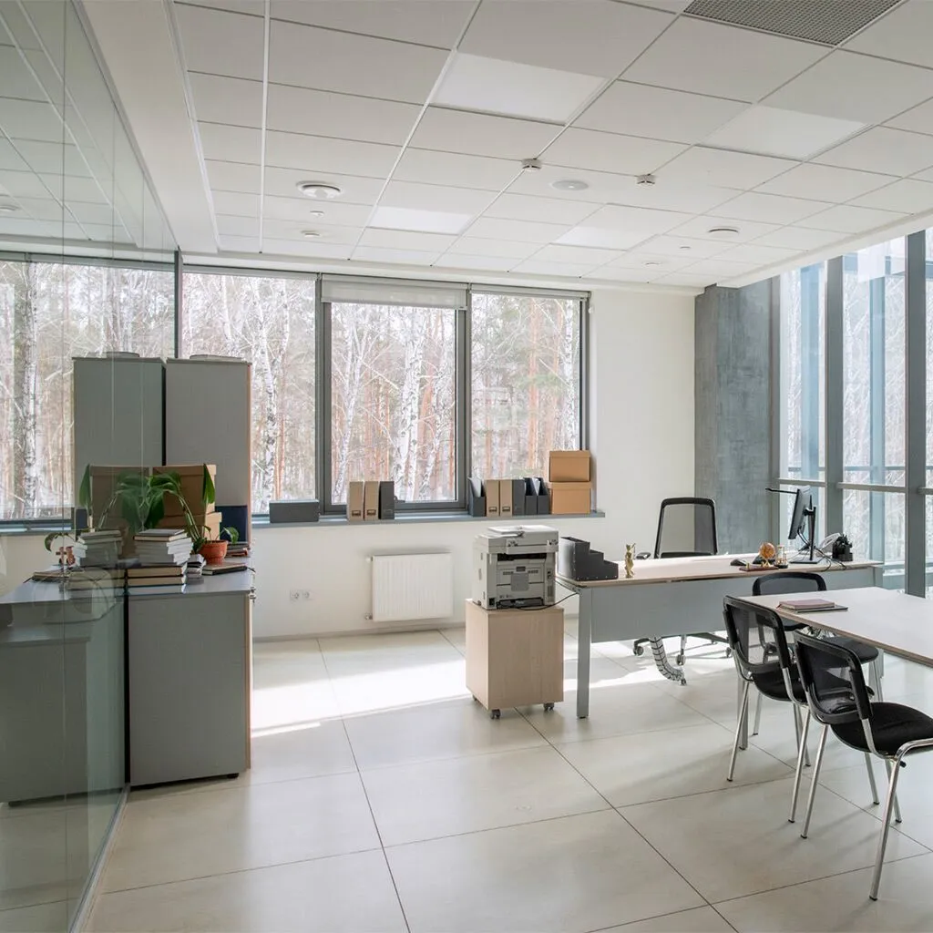 Infrarotheizung Rasterdecke - ideal im Büro