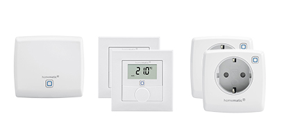 Enthaltene Smart Home Komponenten: 2 Räume, jeweils 1 Heizung