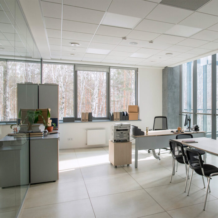 Infrarotheizung Rasterdecke - ideal im Büro