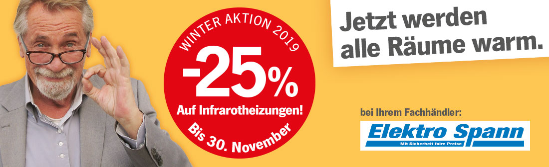 heatness Infrarotheizung bei Elektro Spann in Aktion heatness Infrarotheizung bei Elektro Spann in Aktion