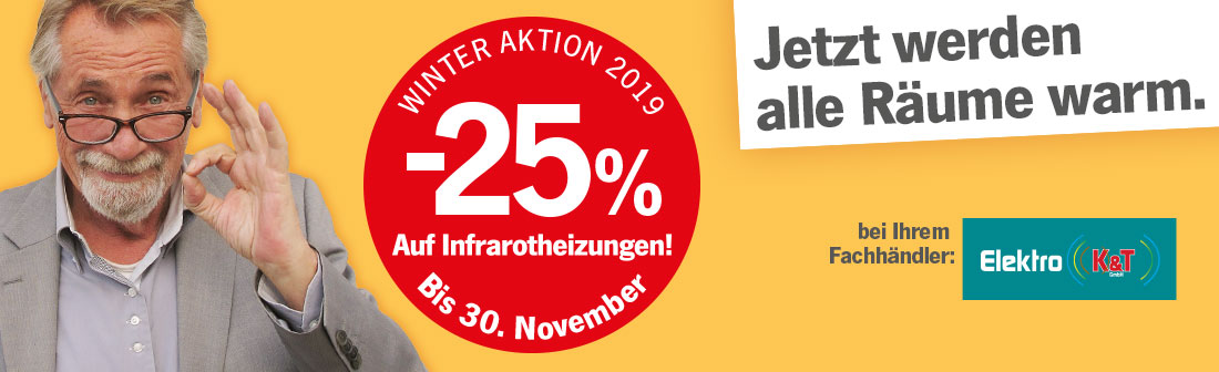 heatness Infrarotheizung bei Elektro K&T in Aktion heatness Infrarotheizung bei Elektro K&T in Aktion