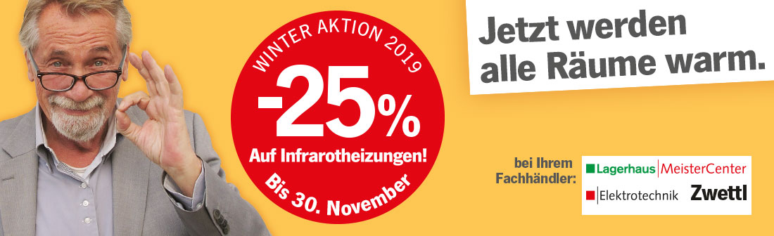 heatness Infrarotheizung bei Lagerhaus Zwettl in Aktion heatness Infrarotheizung bei Lagerhaus Zwettl in Aktion