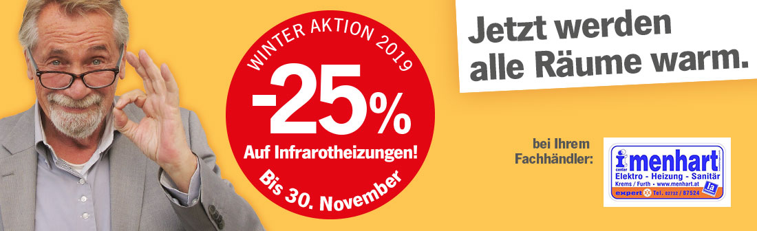 heatness Infrarotheizung bei I-Center Menhart in Aktion heatness Infrarotheizung bei I-Center Menhart in Aktion