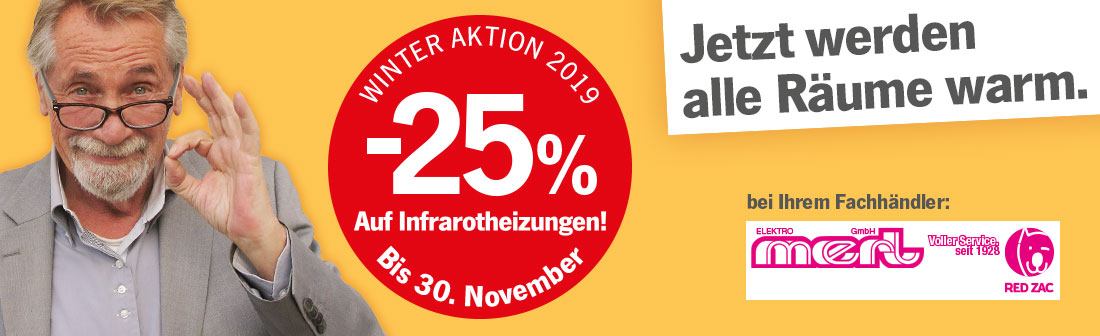 heatness Infrarotheizung bei Elektro Merl in Aktion heatness Infrarotheizung bei Elektro Merl in Aktion