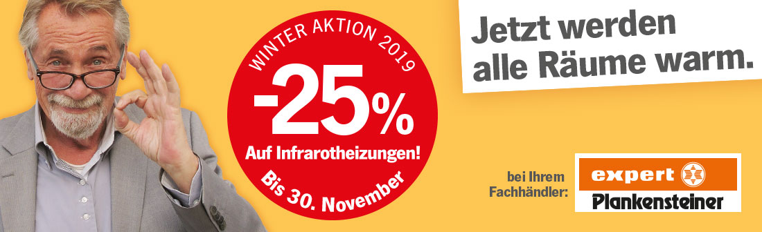 heatness Infrarotheizung bei Expert Plankenauer in Aktion heatness Infrarotheizung bei Elektro Plankensteiner in Aktion