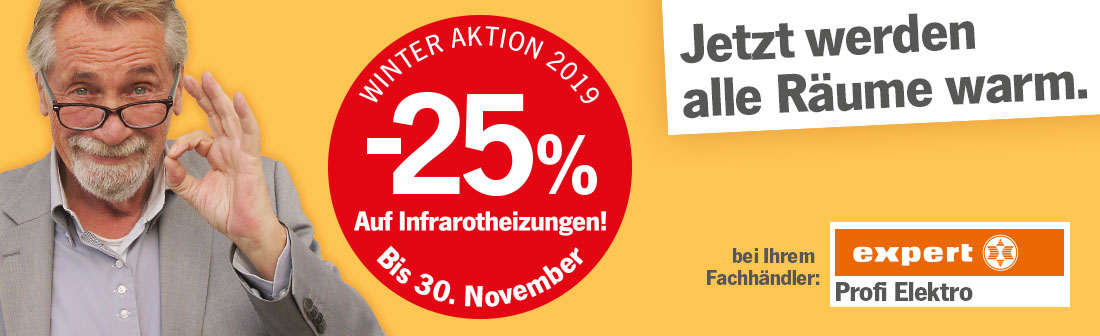 heatness Infrarotheizung bei Profi Elektro in Aktion heatness Infrarotheizung bei Profi Elektro in Aktion