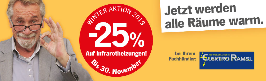 heatness Infrarotheizung bei Elektro Ramsl in Aktion heatness Infrarotheizung bei Elektro Ramsl in Aktion