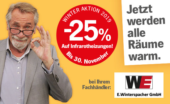 heatness Infrarotheizung bei Expert Winterspacher in Aktion heatness Infrarotheizung bei Expert Winterspacher in Aktion
