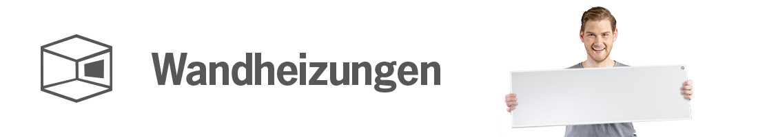 Eine heatness Infrarotheizung gibt es als Wandheizung