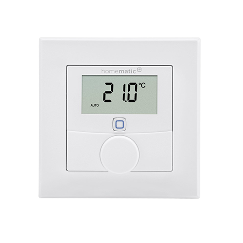 homematic-Thermostat an der Wand